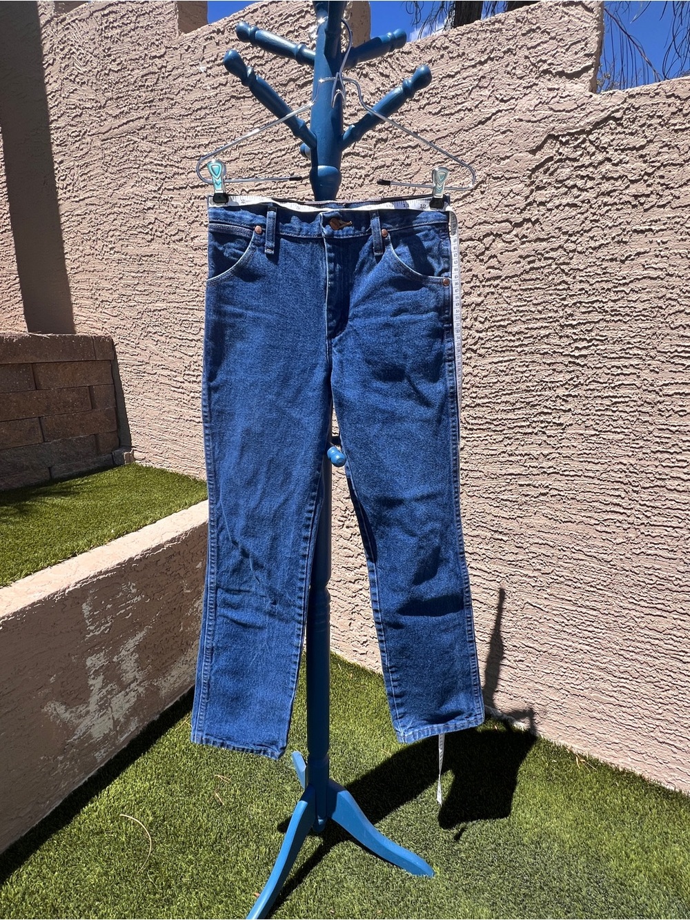 Wrangler Men's Blue Slim Jeans